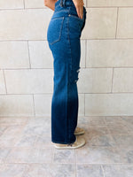 Dark Blue Ombre Jeans