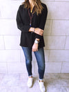 Black Criss Cross Back Shirt