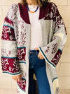 Burgundy Nomad Cardi