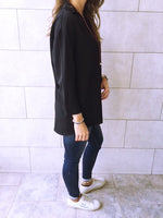 Black Criss Cross Back Shirt