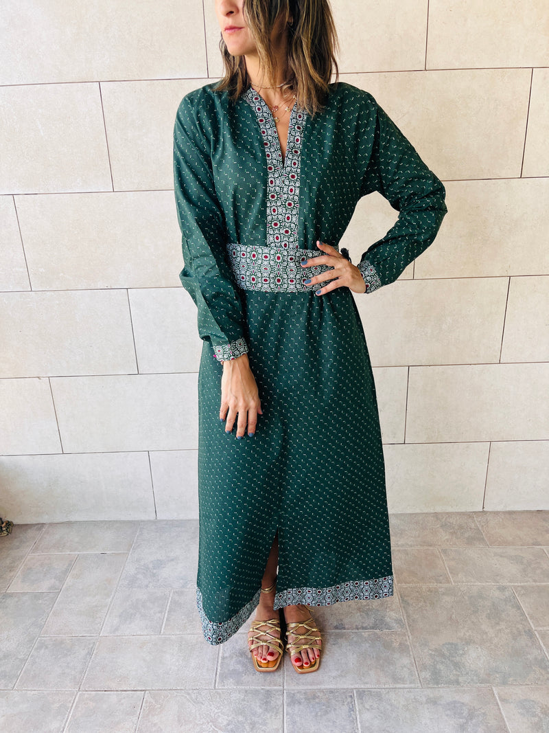 Olive Bedouin Night Dress