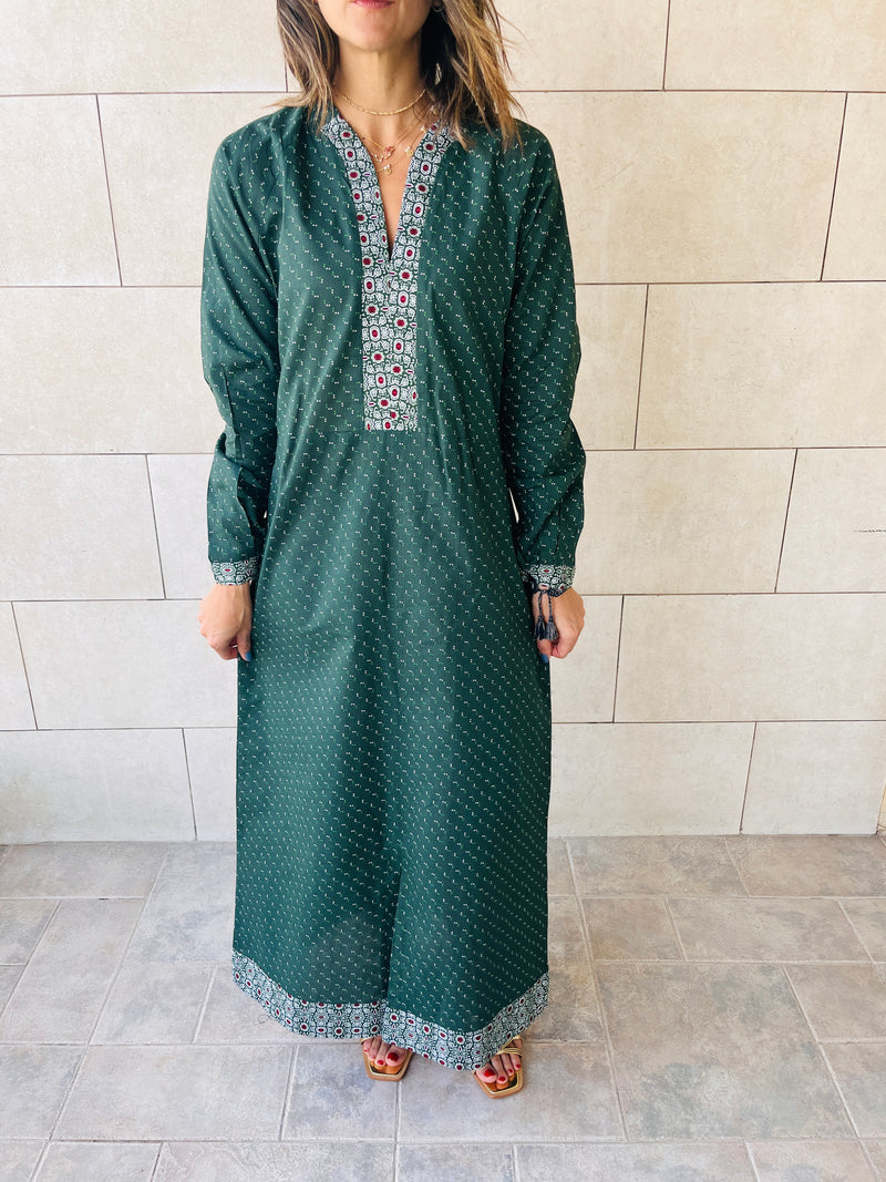 Olive Bedouin Night Dress