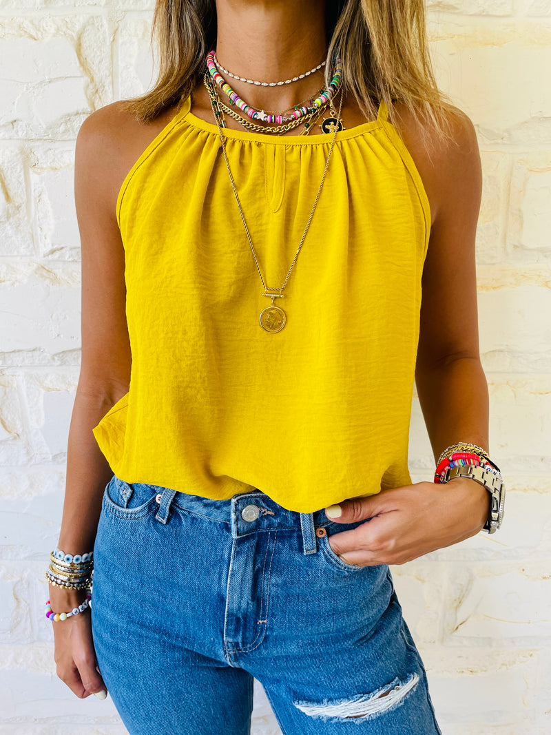 Mustard Essential Layer Top