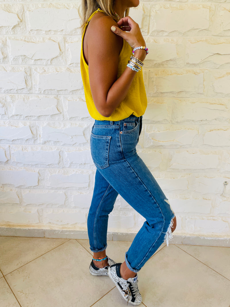 Mustard Essential Layer Top