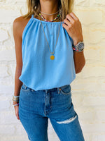 Baby Blue Essential Layer Top