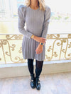 Grey Cable Swing Dress