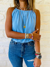 Baby Blue Essential Layer Top