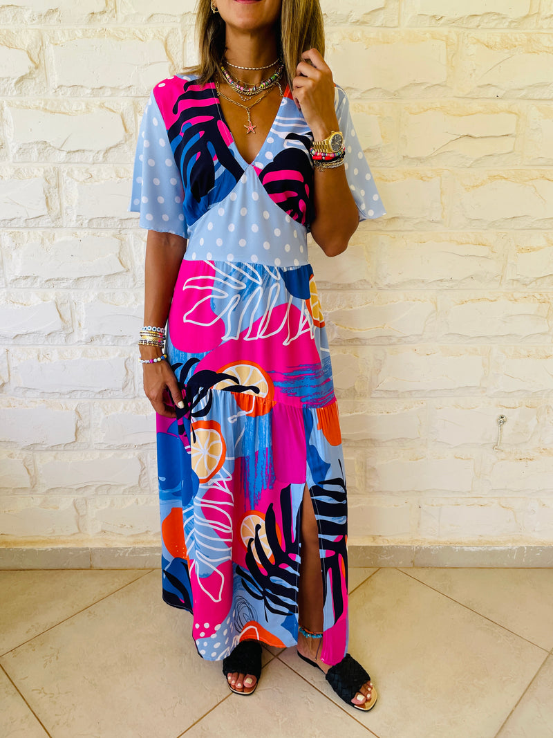 Tangerine City Dress