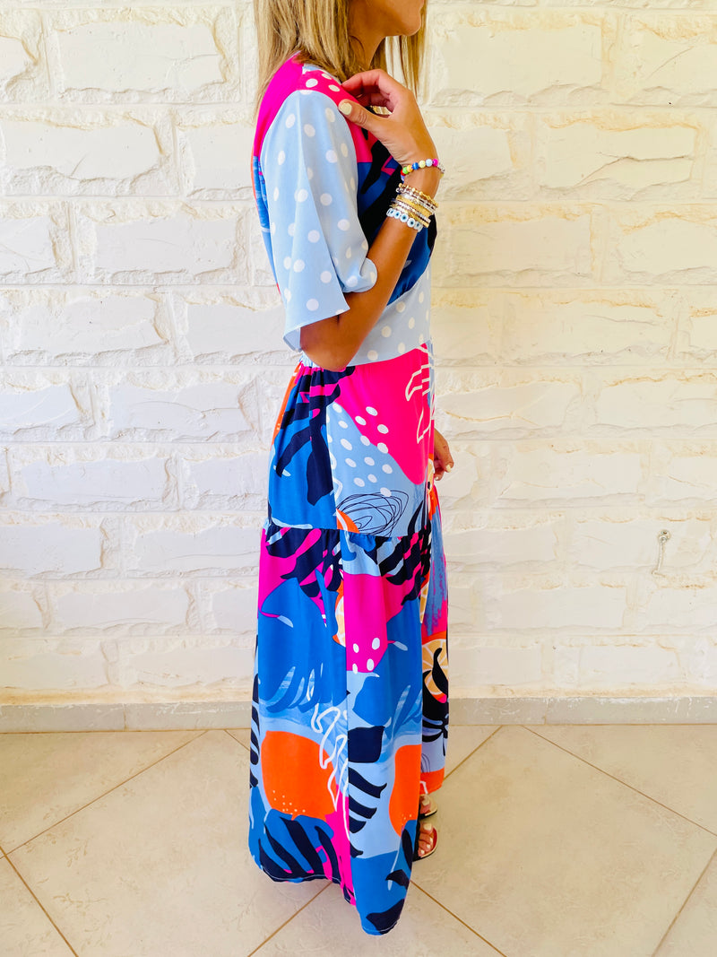 Tangerine City Dress