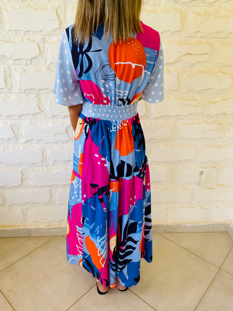 Tangerine City Dress