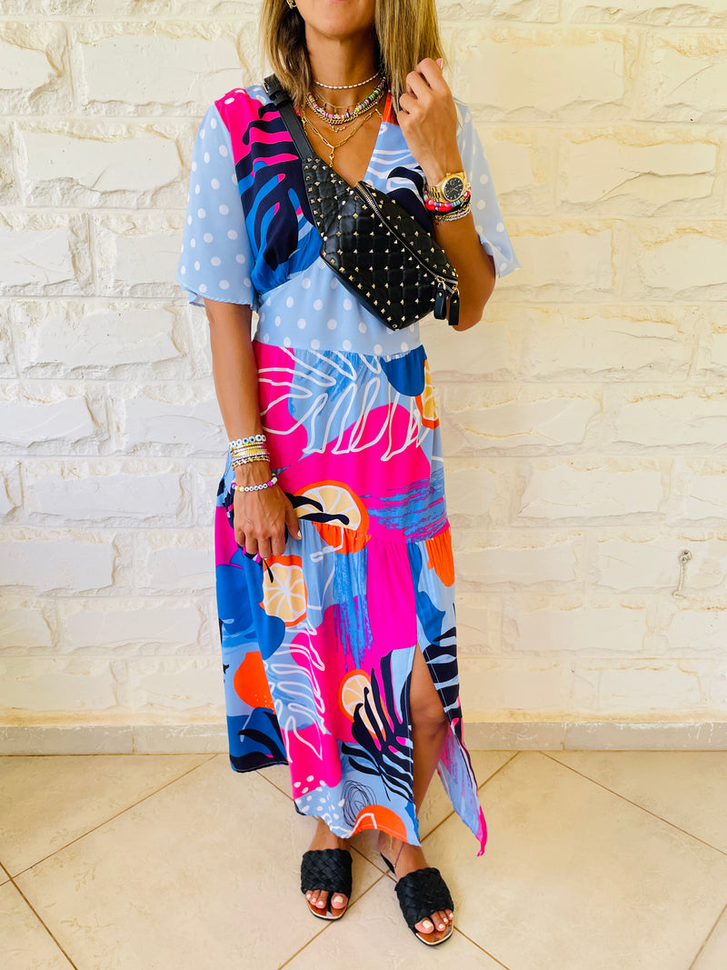 Tangerine City Dress