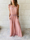 Rust Palazzo Jumpsuit