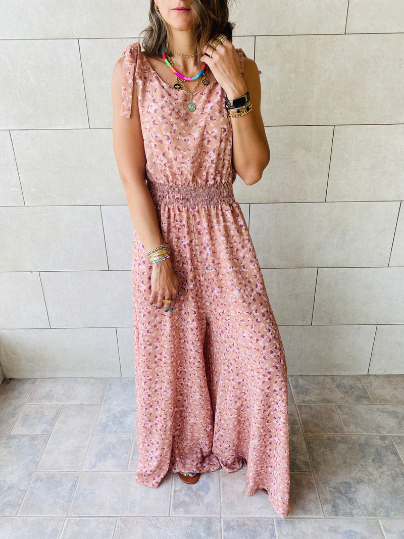 Rust Palazzo Jumpsuit