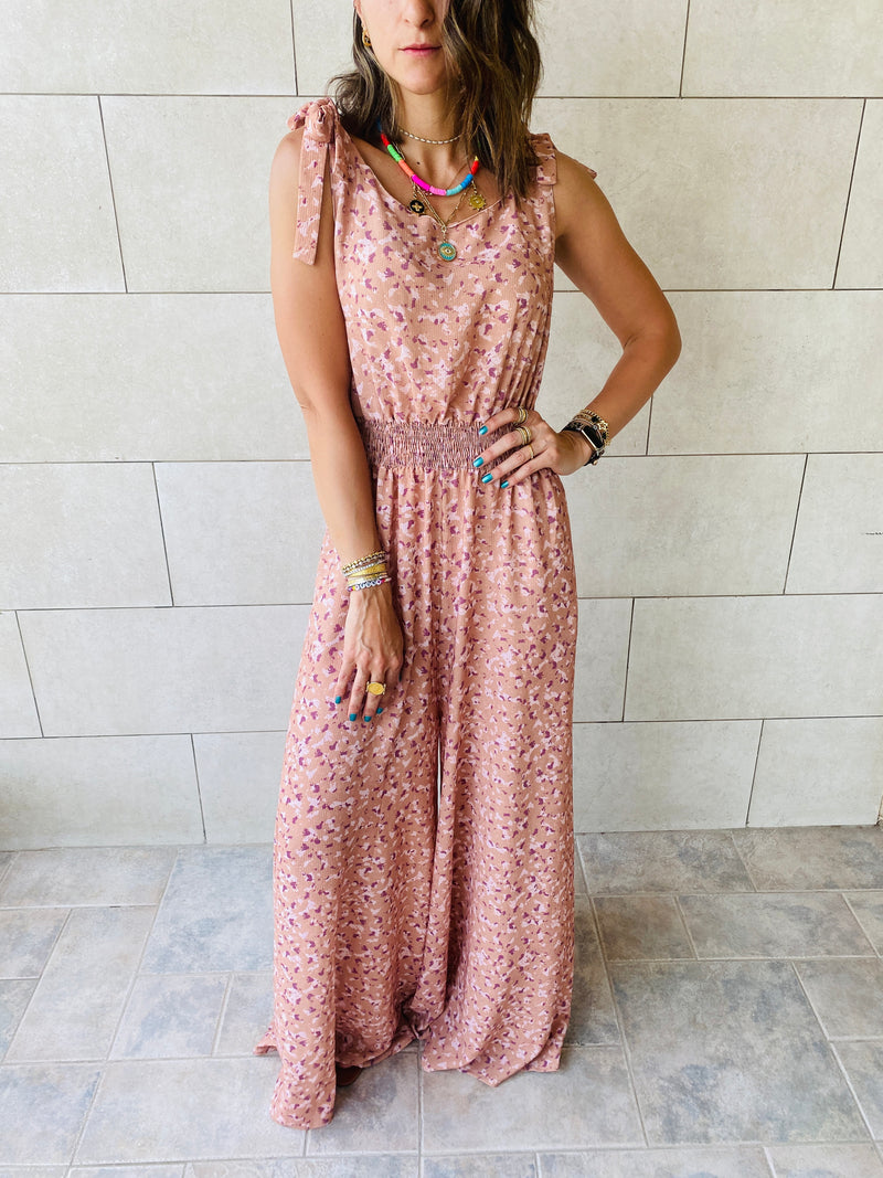 Rust Palazzo Jumpsuit