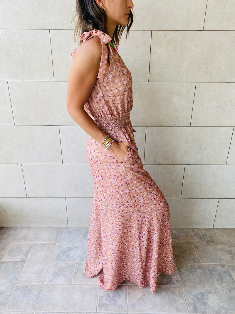 Rust Palazzo Jumpsuit