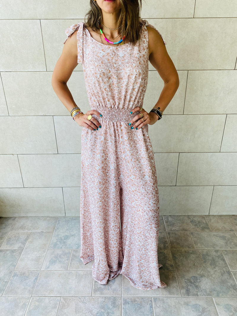 Rose Palazzo Jumpsuit