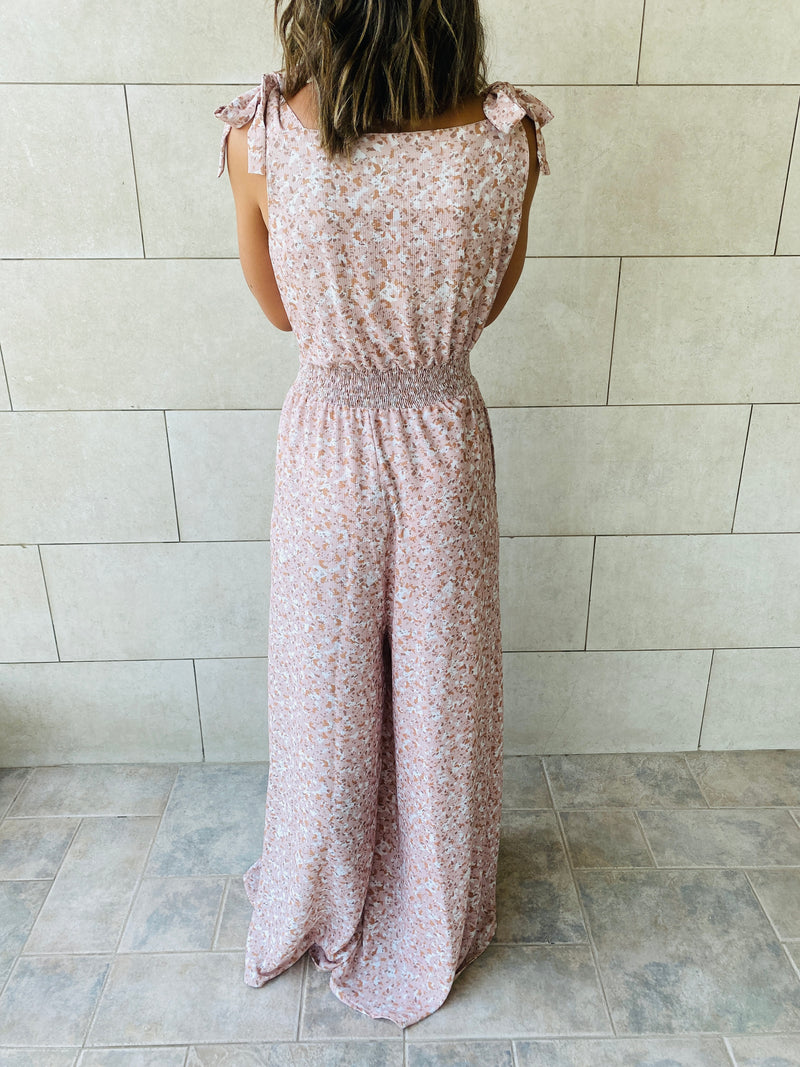 Rose Palazzo Jumpsuit