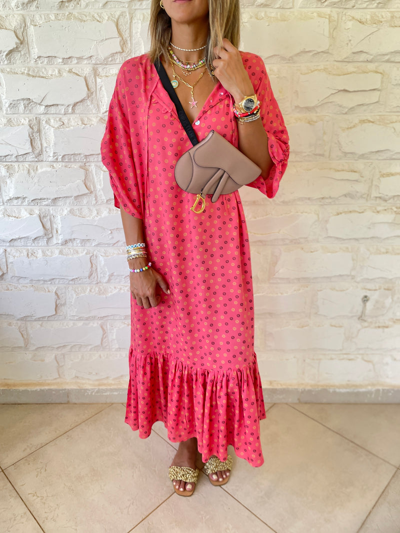Watermelon Printed City Dress