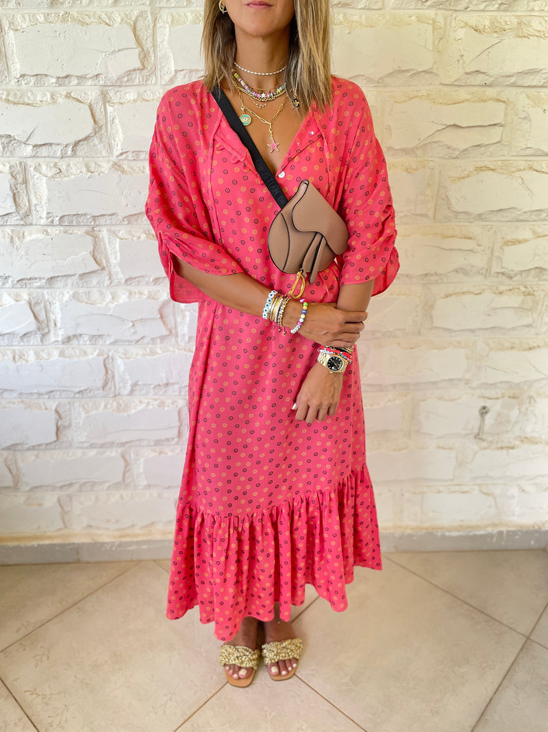Watermelon Printed City Dress