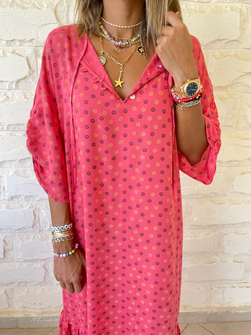 Watermelon Printed City Dress