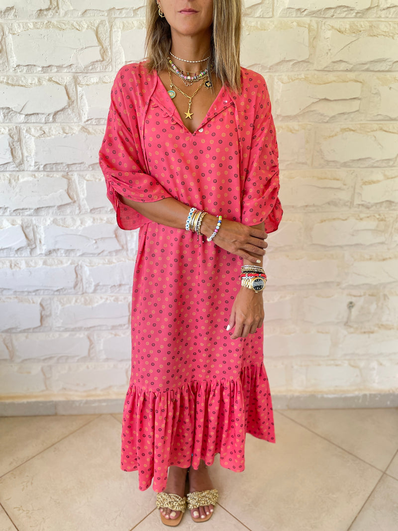 Watermelon Printed City Dress