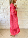 Watermelon Printed City Dress