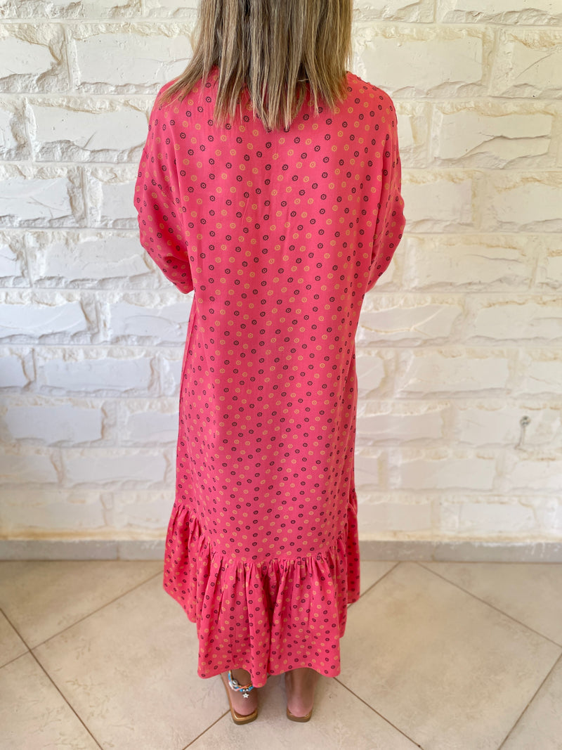 Watermelon Printed City Dress