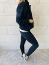 Black Bomber Denim Jacket
