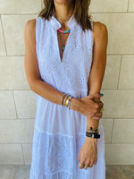 White Tiered Summer Dress