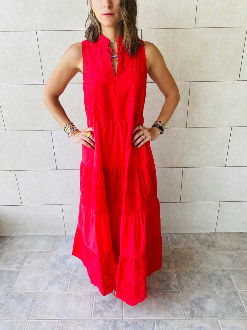 Rouge Tiered Summer Dress