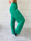 Green Crochet Pants