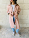 Rose Longline Laidback Shacket