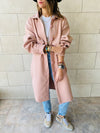 Rose Longline Laidback Shacket