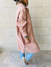 Rose Longline Laidback Shacket