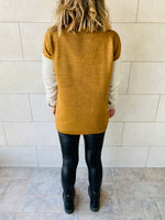 Camel Beige Pocket Sweater