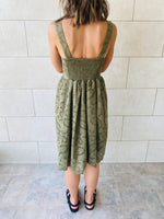 Olive Anglaise Playa Dress