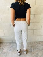 White Cargo Pants