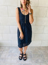 Black Anglaise Playa Dress