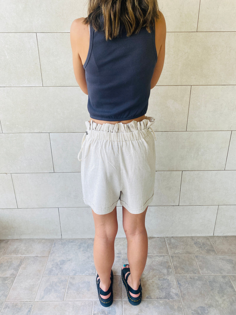 White & Lilac & Grey Crop Set