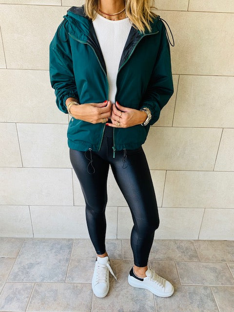 Green Waterproof Hoodie