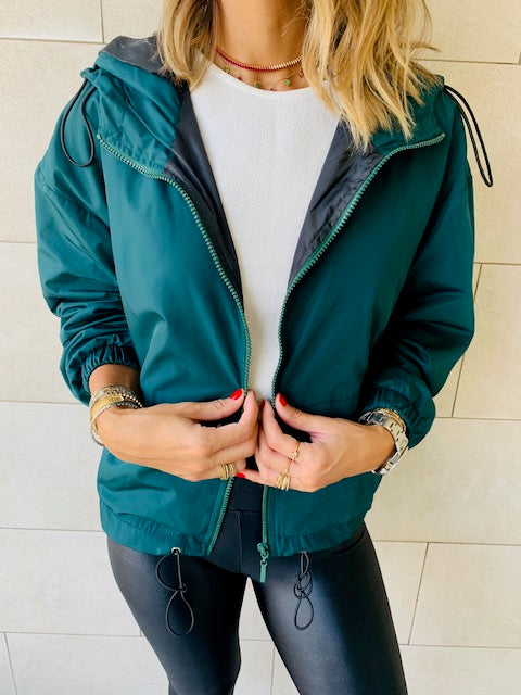 Green Waterproof Hoodie