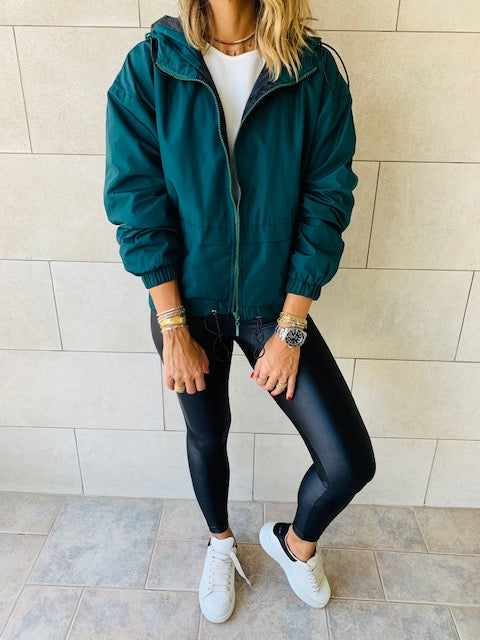 Green Waterproof Hoodie