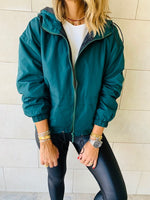 Green Waterproof Hoodie
