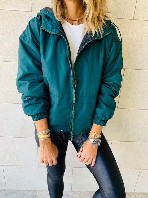 Green Waterproof Hoodie