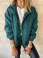 Green Waterproof Hoodie