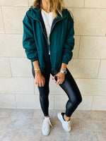 Green Waterproof Hoodie