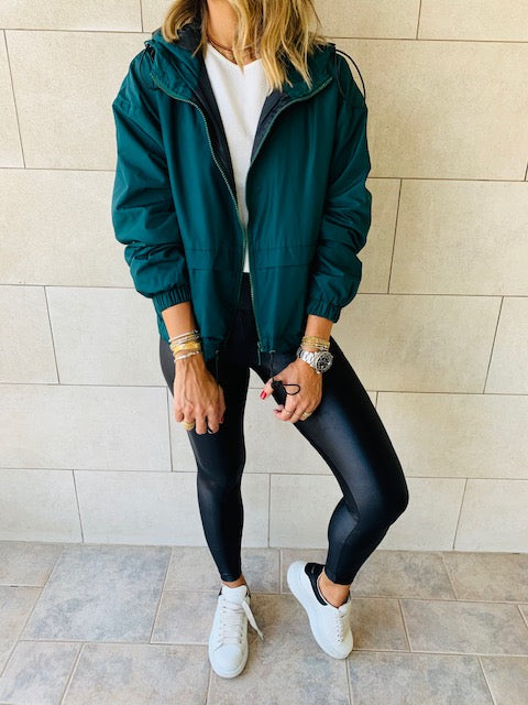 Green Waterproof Hoodie