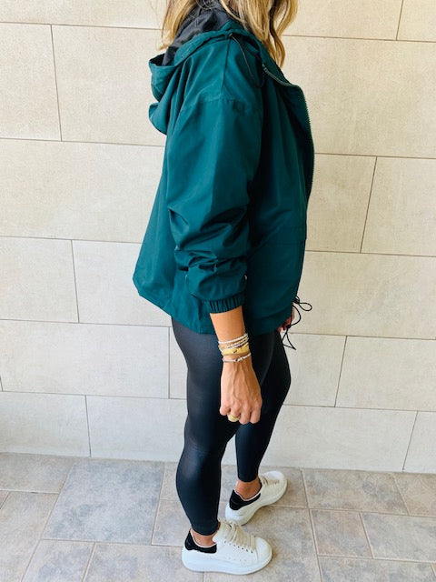 Green Waterproof Hoodie