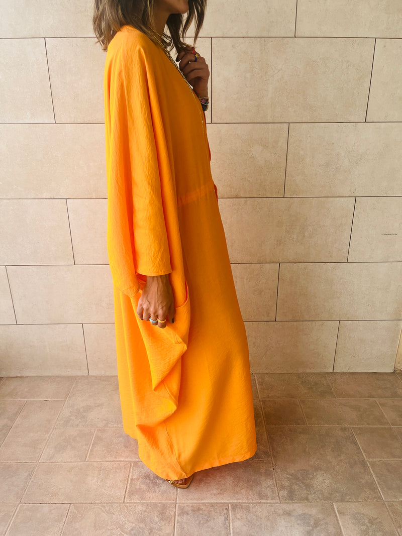 Orange Nubian Kaftan