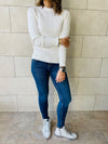 White Basic Pullover